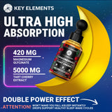 KEY ELEMENTS Liquid Magnesium Glycinate Drops with tart cherry extract