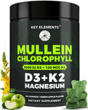 KEY ELEMENTS Mullein Gummies front view with packaging