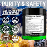KEY ELEMENTS Shilajit gummies bottle with lid open