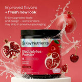 KEY NUTRIENTS Cherry Pom Hydration Powder 408g packaging