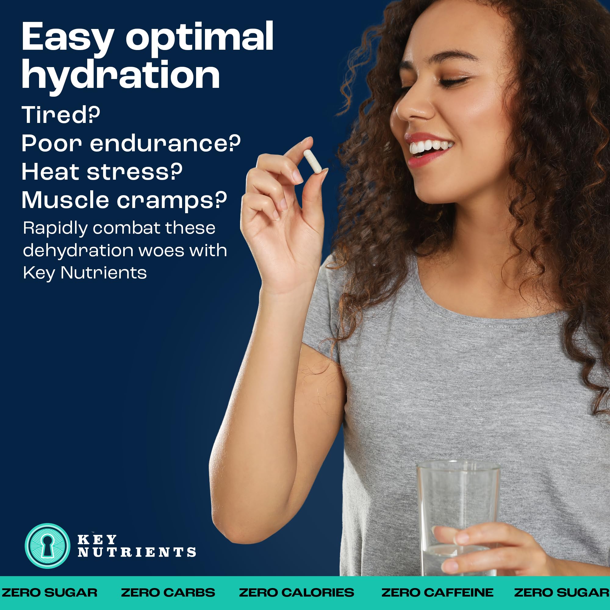 KEY NUTRIENTS Electrolyte Tablets 200g side view