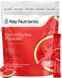 KEY NUTRIENTS Electrolytes Powder Packets box front view