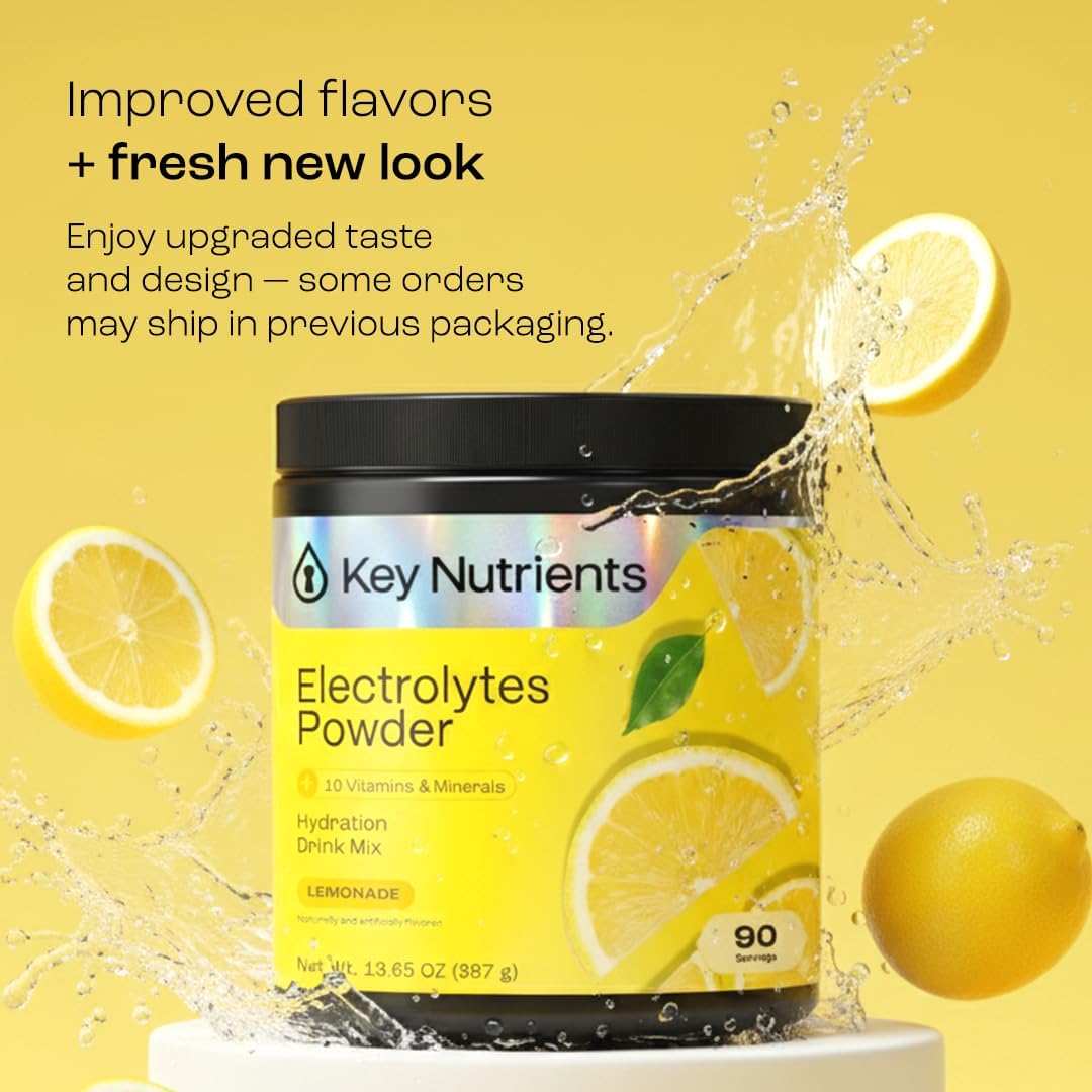 KEY NUTRIENTS Lemonade Electrolyte Powder nutritional information