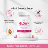 KFASJON Collagen Gummies packaging with a measuring spoon