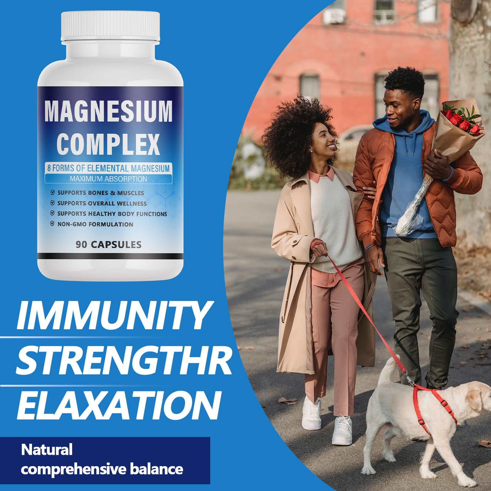 KFUKFU Magnesium Supplement 8 Forms side view