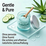 Khmiole Collagen Powder in a lifestyle setting with toothpaste