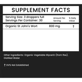 Khroma St. John's Wort Supplement 800mg back view