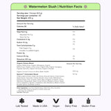 Kiala Nutrition Super Greens Watermelon Slush with fresh watermelon
