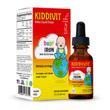 Kiddivit Iron Drops 2oz bottle front view