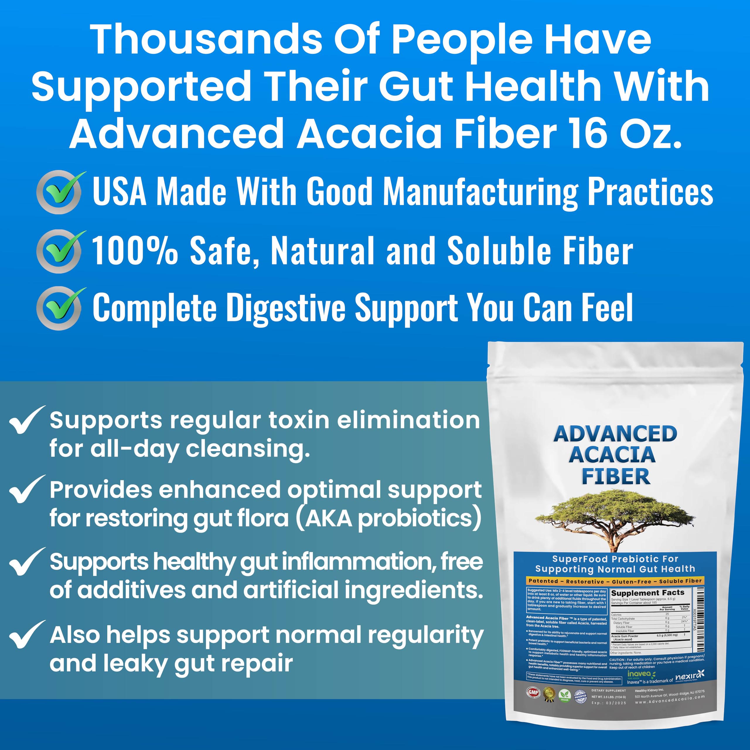 Kidney Restore Advanced Fibre Supplement Powder in a bowl with a spoon