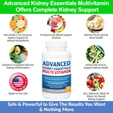 Kidney Restore Advanced Kidney Essentials Multivitamin bottle side view