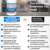 Kidney Restore Advanced Kidney Essentials Multivitamin with lifestyle background