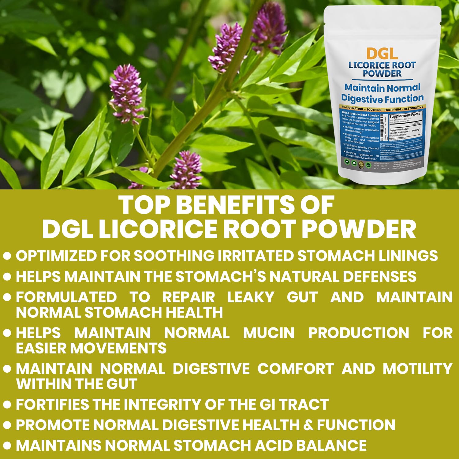 Kidney Restore DGL Licorice Root Powder 120g lifestyle scene