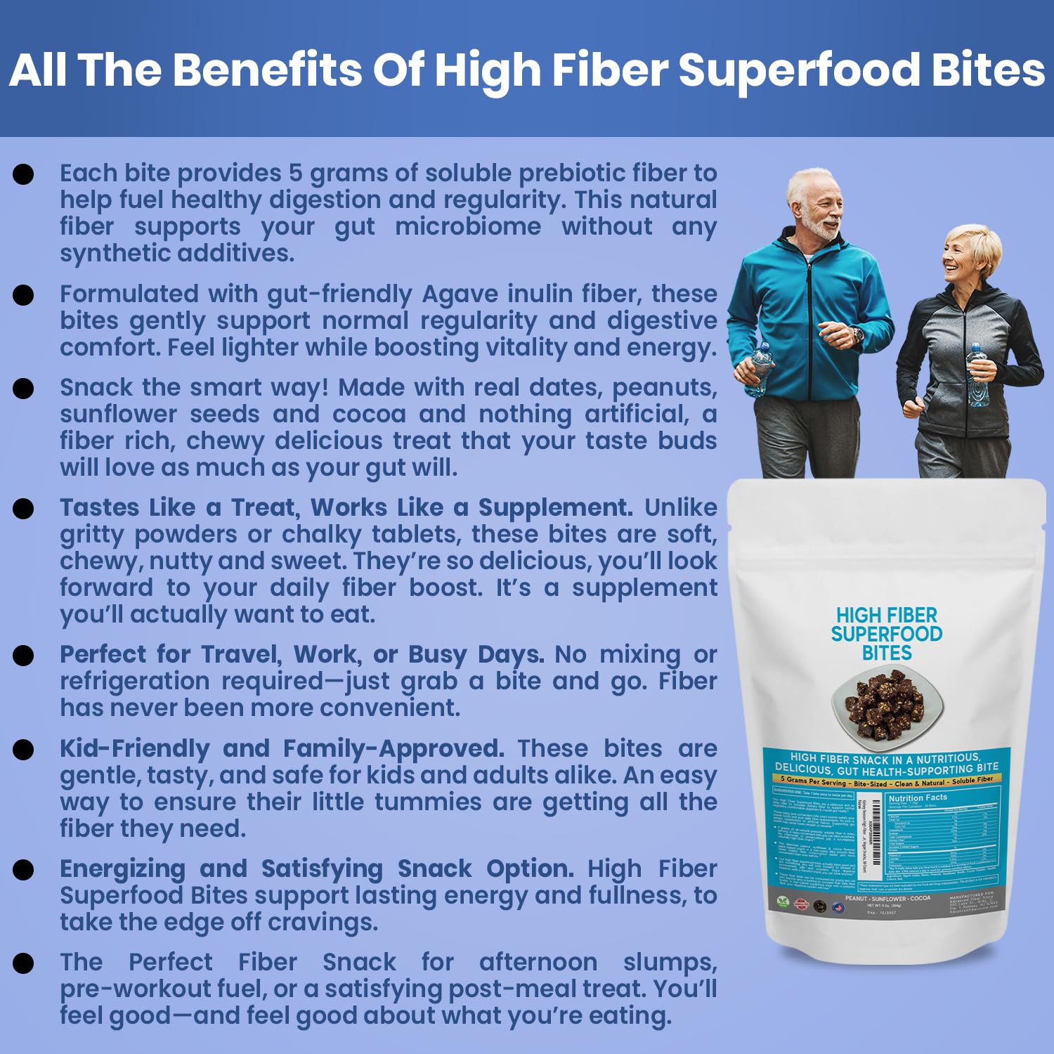 Kidney Restore High Fiber Superfood Bites in a bowl