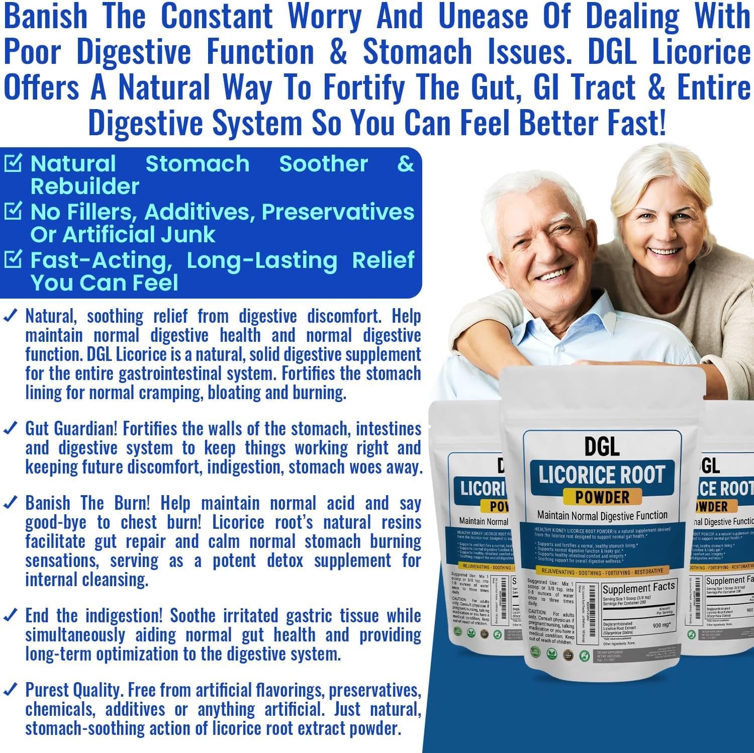 Kidney Restore Licorice Root Powder packaging side view