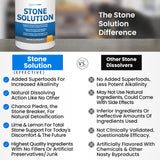 Kidney Restore Stone Solution bottle with a measuring spoon