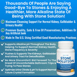 Kidney Restore Stone Solution packaging with ingredients listed