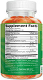 Kids Eye Support Gummies with a measuring spoon