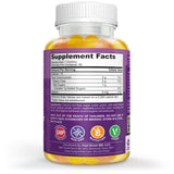 Kids Fiber Gummies bottle with a measuring spoon