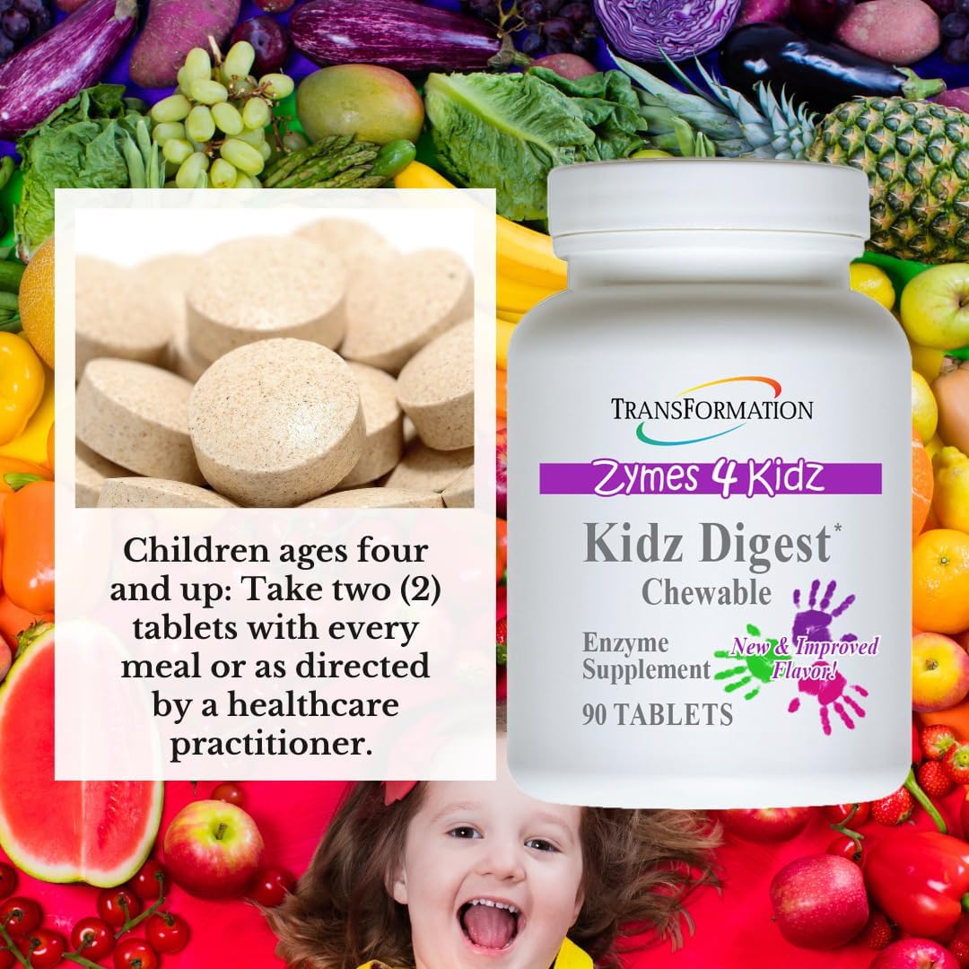 Kidz daily Chewable Tablets side view showing berry flavour
