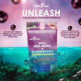 KIKI Green Elderberry Sea Moss Powder 170g packaging
