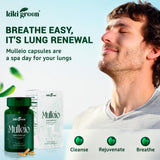 KIKI Green Mullein Leaf Capsules bottle side view
