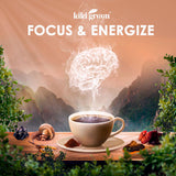 KIKI Green Mushroom Blend Supplement back view with nutritional information