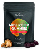KIKI Green Mushroom Gummies bottle front view with 60 gummies