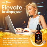 KIKI Green Mushroom Supplement in a wellness setting