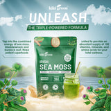 KIKI Green Sea Moss Powder packaging side view