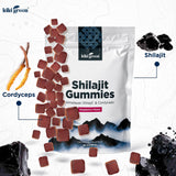 KIKI Green Shilajit Gummies packaging back view