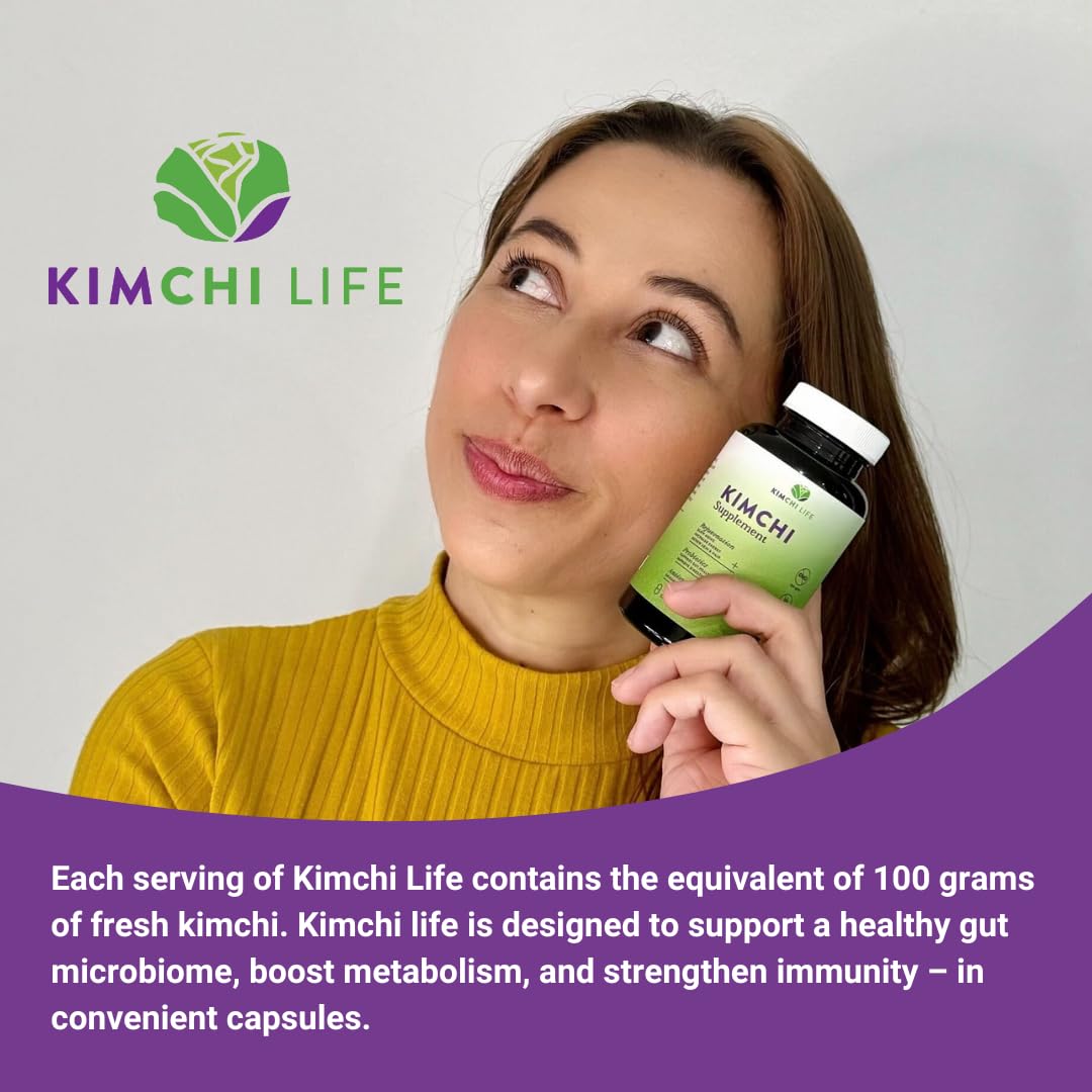Kimchi Life Fermented Superfood Supplement 70g ingredients list