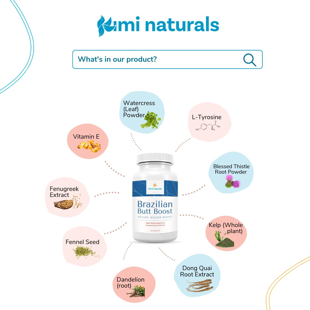 KIMI Brazilian Butt support Capsules close-up of capsules