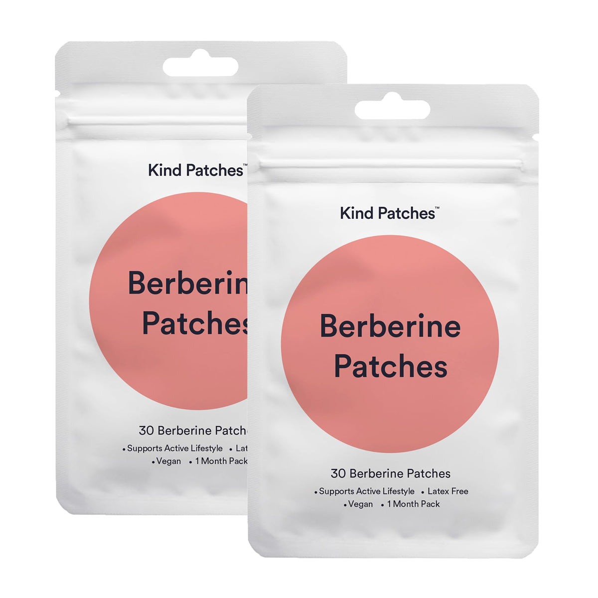 Kind Patches Berberine Patches front view with packaging