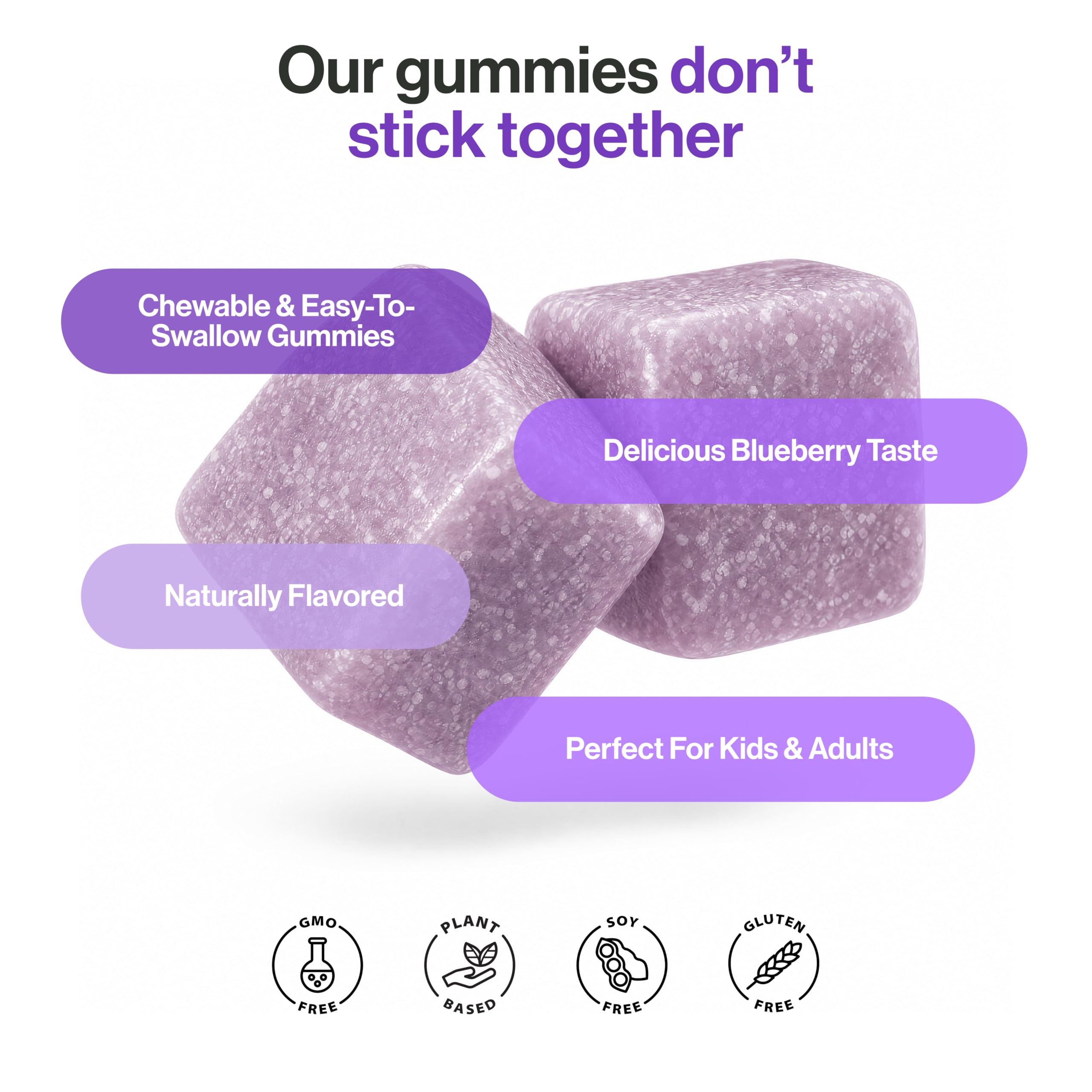 kindnature Calm Magnesium Complex Gummies with a measuring spoon
