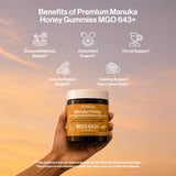 kindnature Manuka Honey Gummies nutritional information