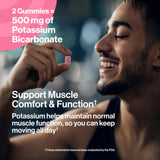 kindnature Pure Potassium Gummies 500mg in a bowl