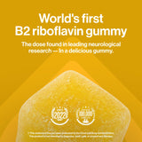 kindnature Vitamin B2 Gummies showing natural lemon flavour