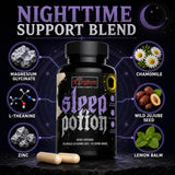 Kingdom Supplements Sleep Potion capsules in a hand