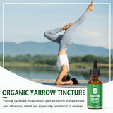 KingHealth Yarrow Tincture 100ml side view showing dropper