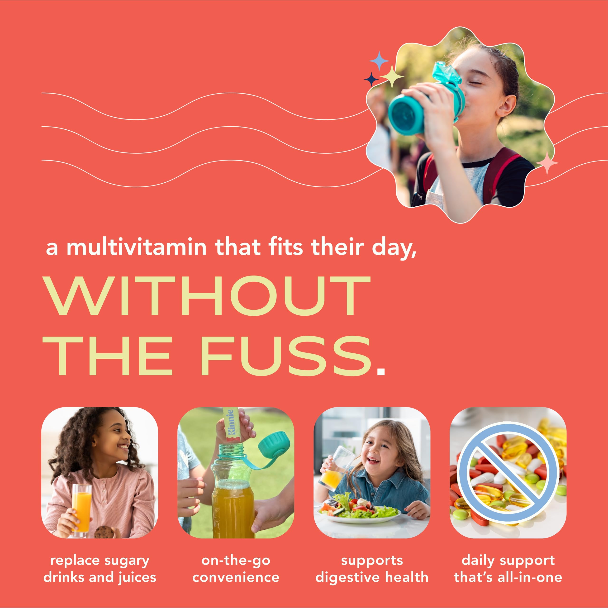 Kinnie Kids Multivitamin Powder nutritional information