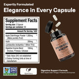 KINVERA 4-in-1 ACV Formula Prebiotic Supplement capsules close-up