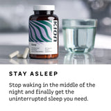 Kion Natural Sleep Aid Capsules on a wooden surface
