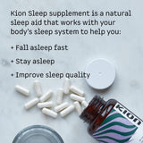 Kion Natural Sleep Aid Capsules side view