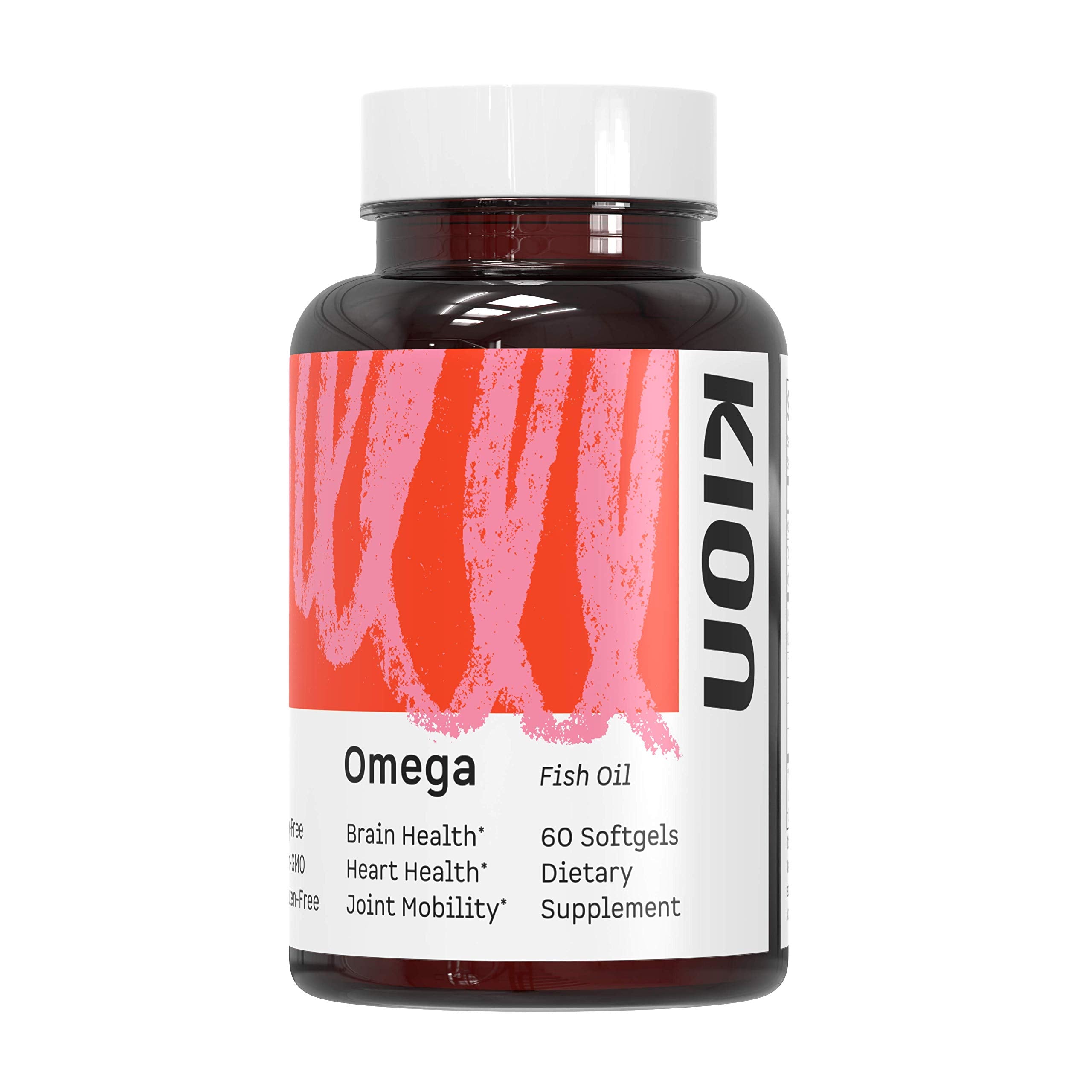 Kion Omega 3 Fish Oil 1000mg mini softgels front view
