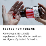 Kion Omega 3 Fish Oil 1000mg softgels side view