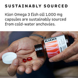 Kion Omega 3 Fish Oil 1000mg softgels with rosemary extract