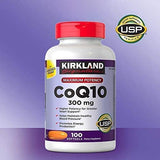 KIRKLAND CoQ10 300 mg capsules close-up