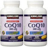 KIRKLAND CoQ10 300 mg Softgels Pack of 2 front view