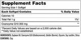 KIRKLAND CoQ10 300 mg supplement bottle side view